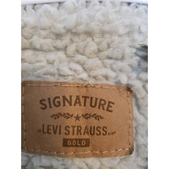 Levi Strauss Signature Gold Light Jean Jacket Womens Size Large - Picture 3 of 7